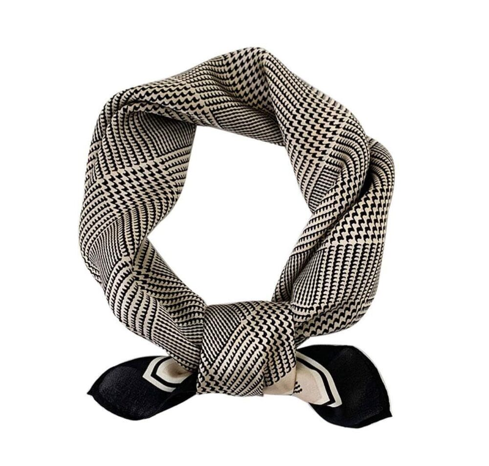 4360 Small Square 100% Real Mulberry Silk satin Scarfs Hair head face scarf